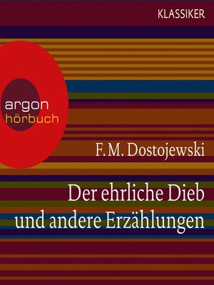 cover image of Der ehrliche Dieb und andere Erzählungen